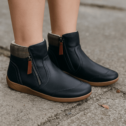 Damen Orthopädische Ankle Stiefel - Waterproof Leather - Anatomical Support
