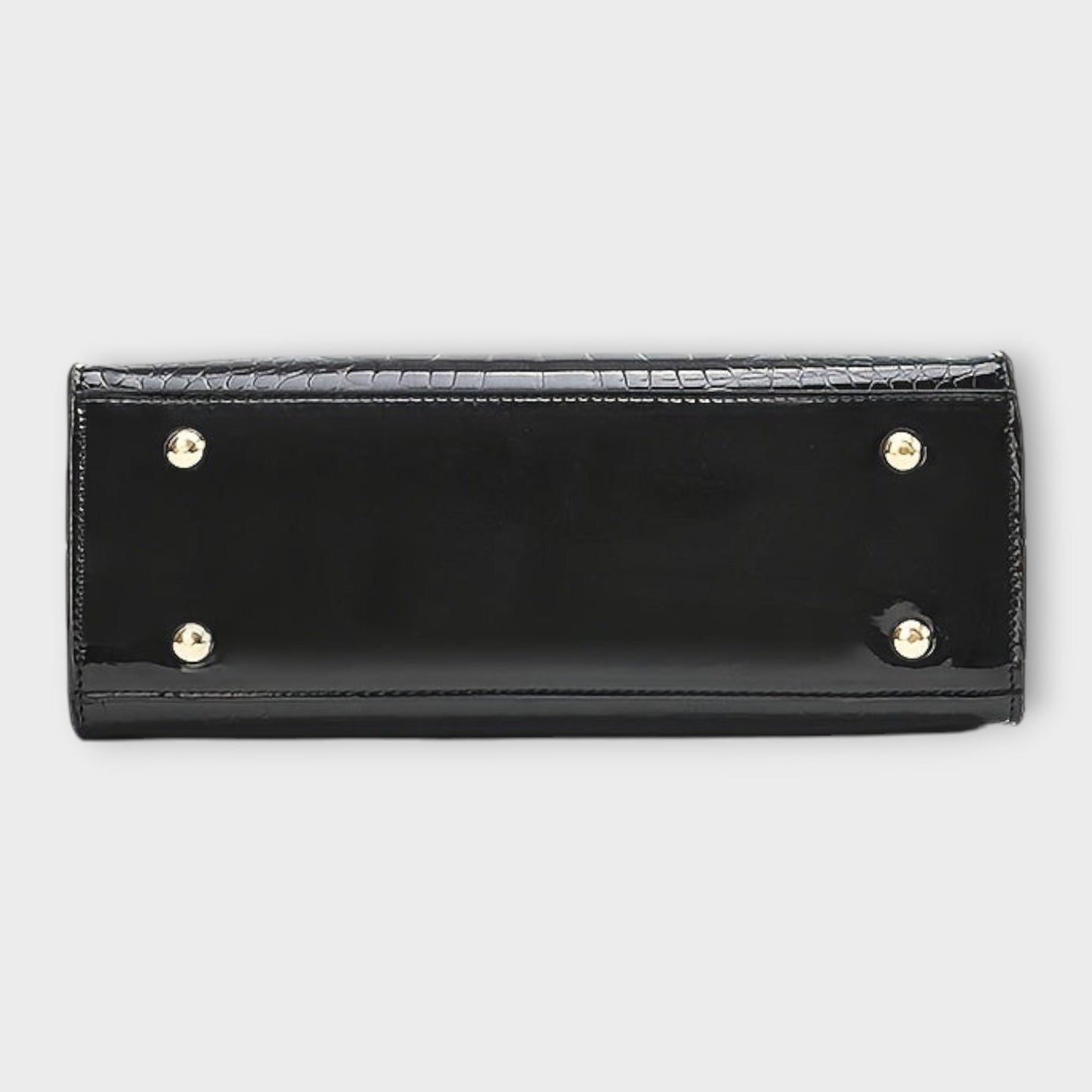 Maison Verdelle -  Shiny Crocodile Skin Pattern Handtasche