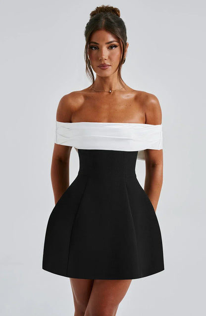 Jessica | Elegant Mini Kleid with Modern Bow Detail