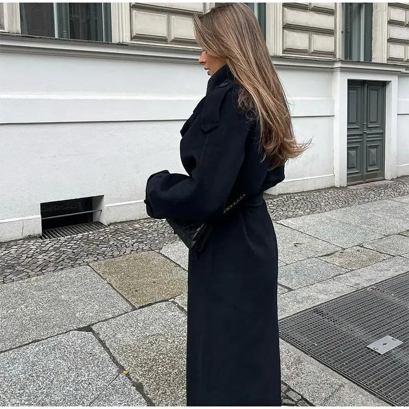 Cheri | Damen Double-Breasted Trench Mantel