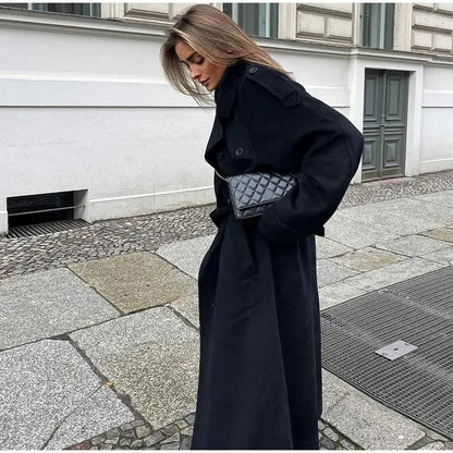 Cheri | Damen Double-Breasted Trench Mantel