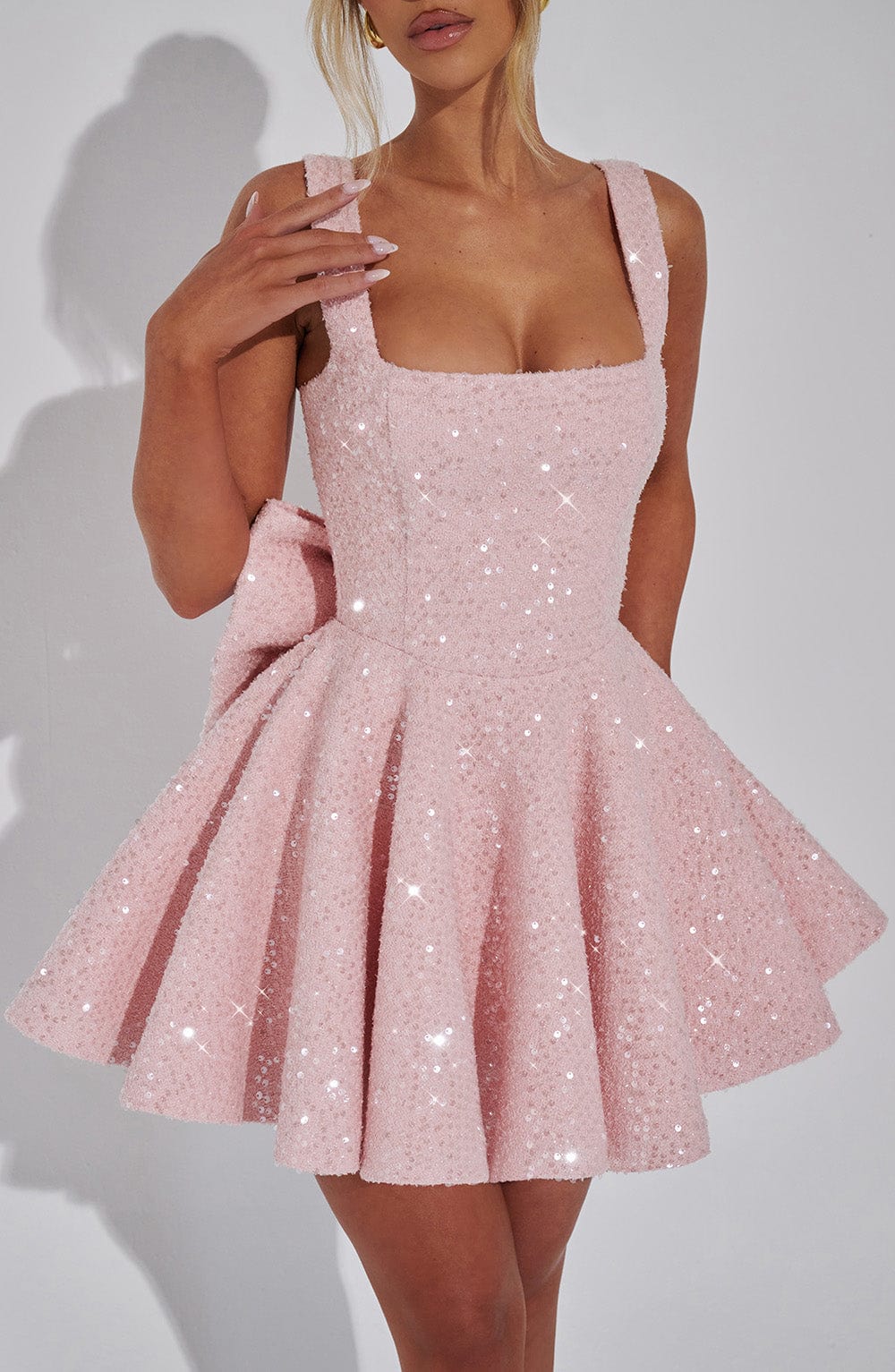 Romy | Dazzling Bow Kleid