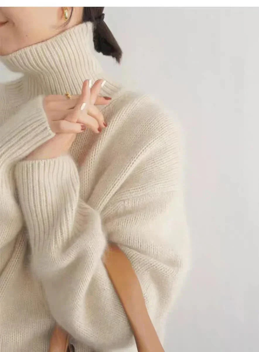 Judith | Damen Oversized Turtleneck Sweater