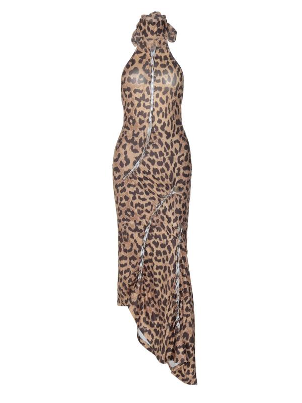 ELIZABETH™ - Sexy Backless Leopard Bodycon Kleid for Parties