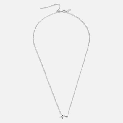 Forever Love & Letter Silver Halskette