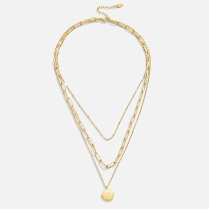 Geya Coin Layered Halskette