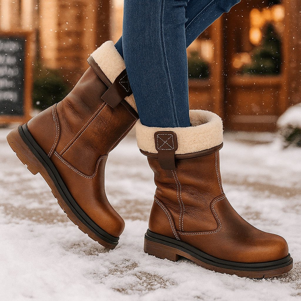 Glazel - Leather Ankle Stiefel - Lined
