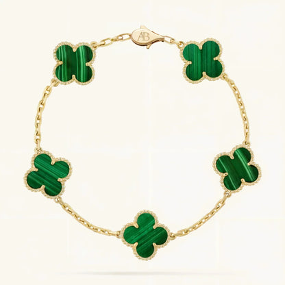 Klavergroene armbanden