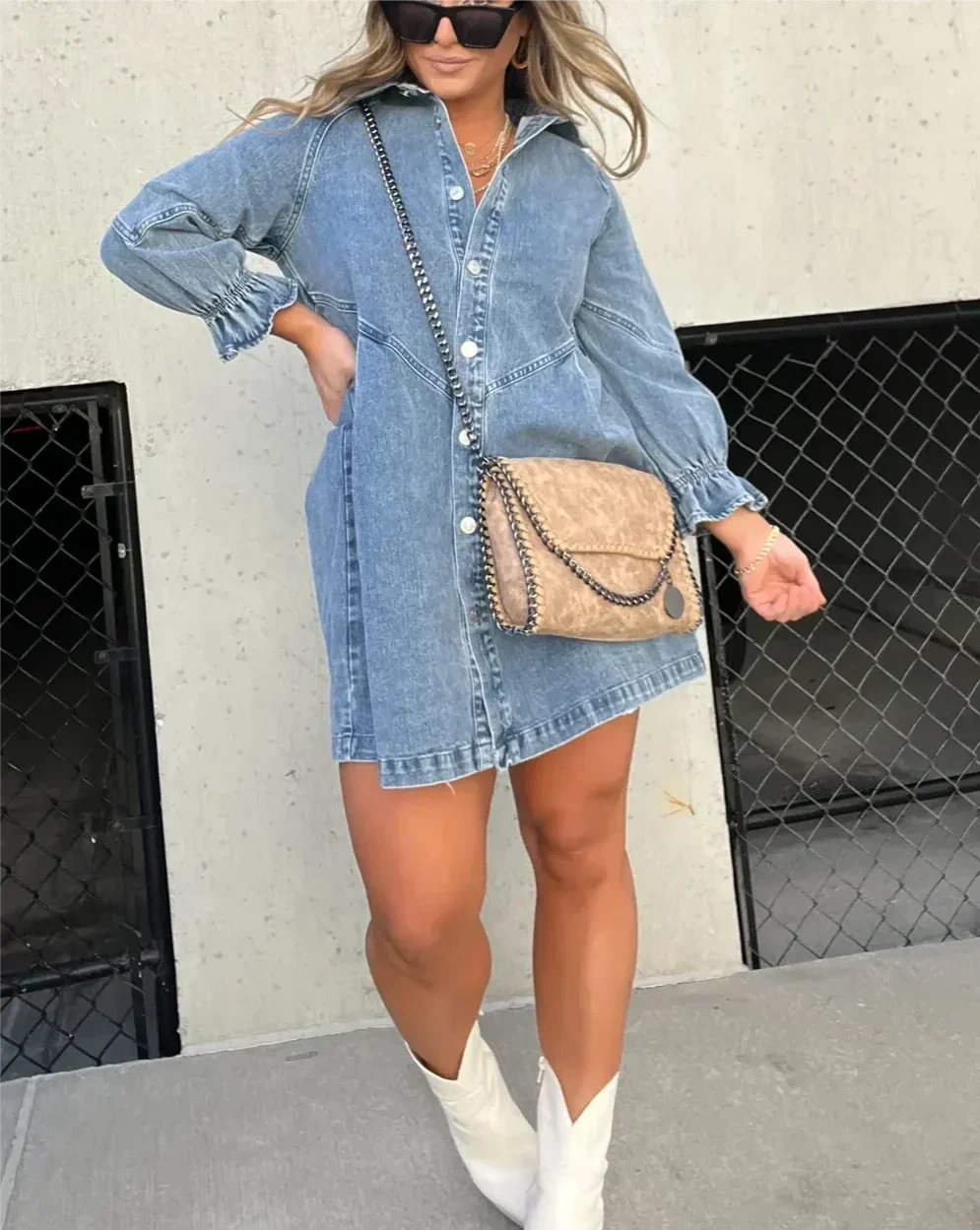 Lydia | Stylish Denim Kleid for Damen