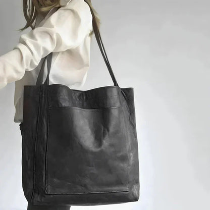 Lancaster - Classic Leather Tote Bag