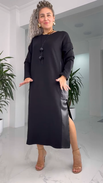 MARILYN™ - Classic Minimalist Midikleid
