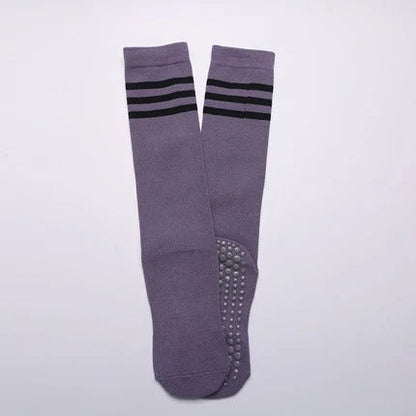 Mid-Tube Damen’s Pilates & Yoga Socks Non-Slip Cotton