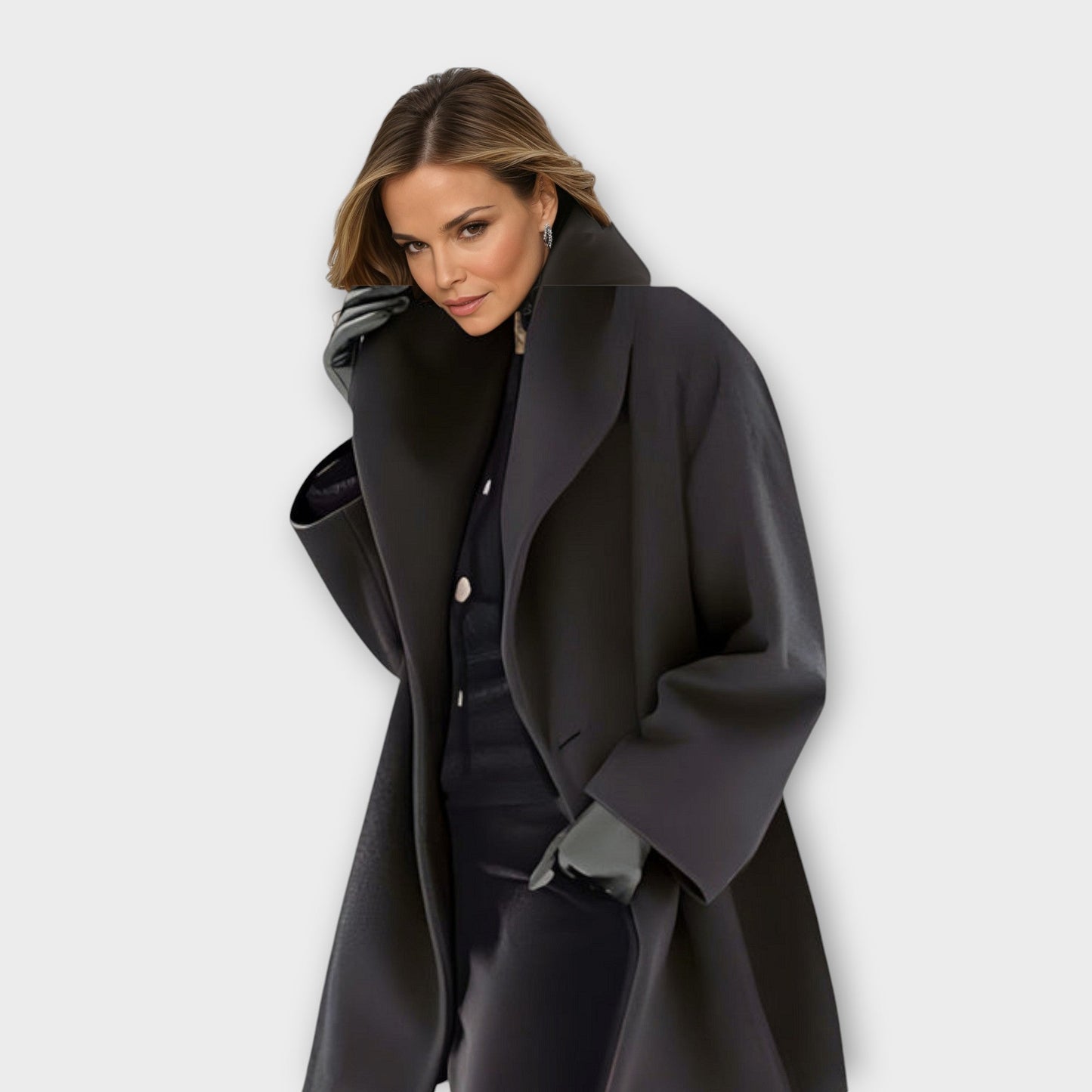 Emma - Premium Windproof Wool Mantel