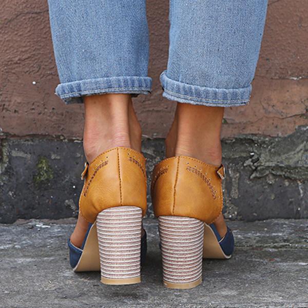Alicia | Stylish T-Strap Heels for Damen