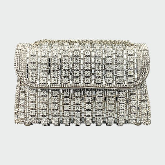Laviera - Chic Chain Colored Diamant Shoulder Bag