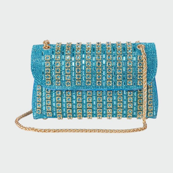 Laviera - Chic Chain Colored Diamant Shoulder Bag