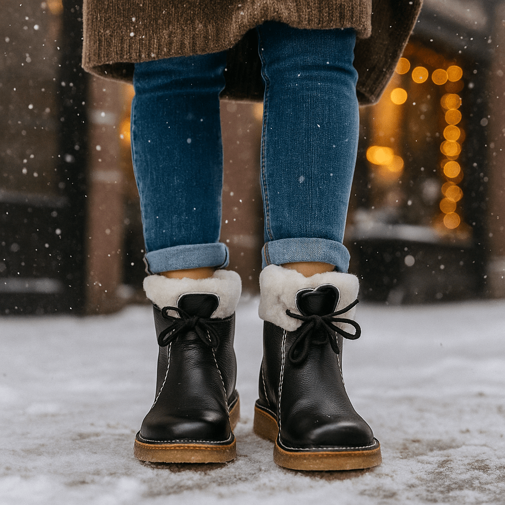 Damen Short Snow Stiefel - Warm - Stylish - Winter
