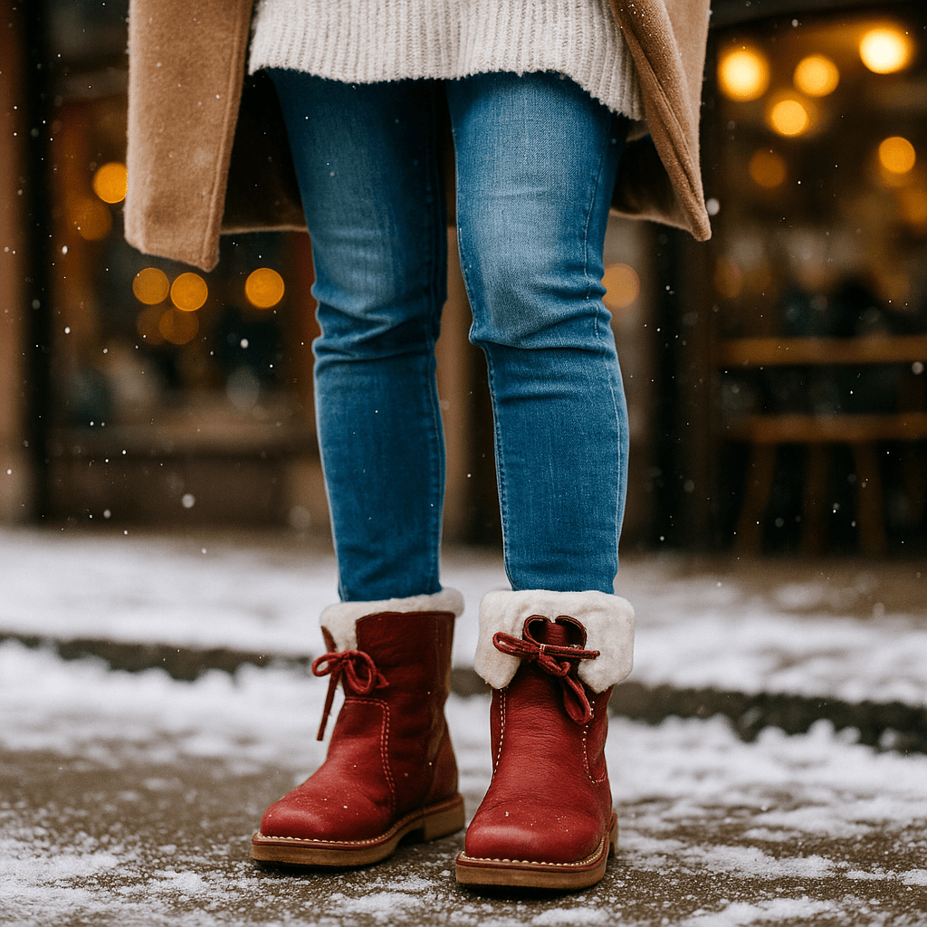 Damen Short Snow Stiefel - Warm - Stylish - Winter