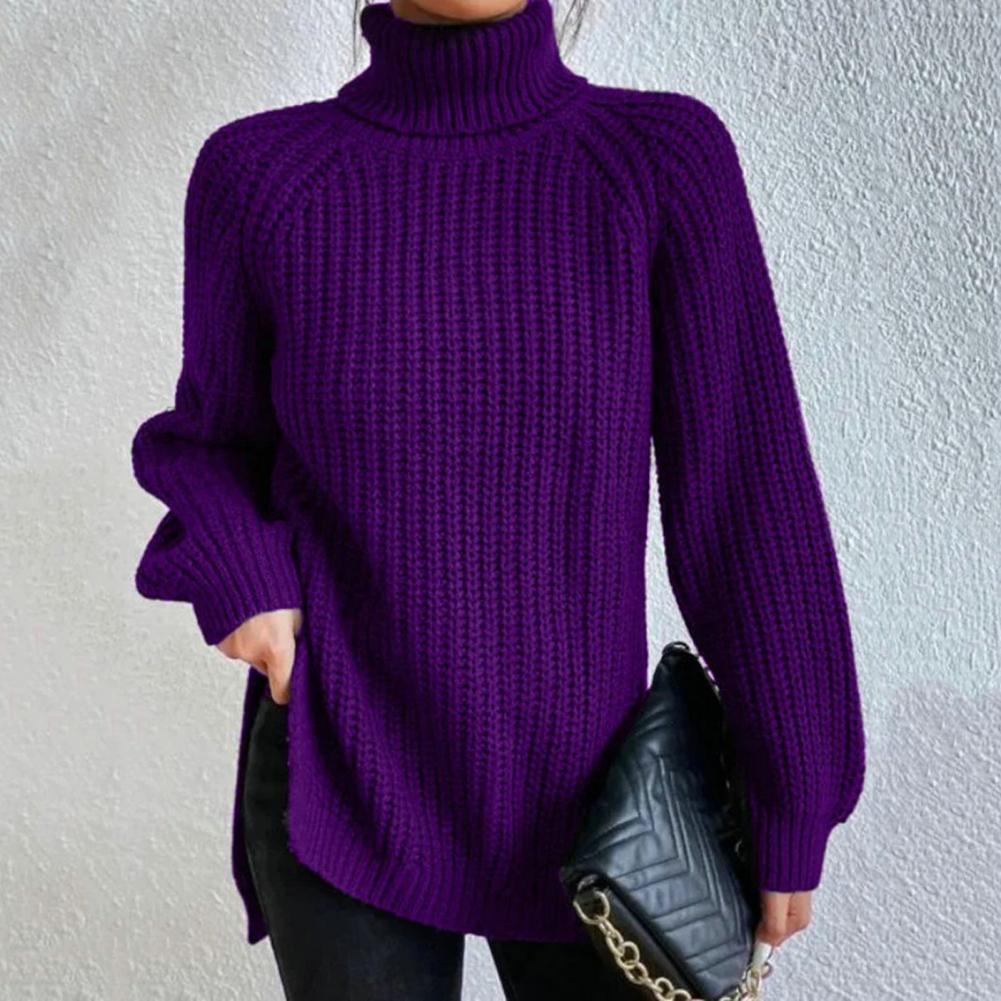 Daisy - Elegant Turtleneck Knit Sweater