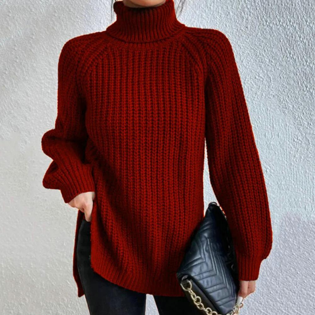 Daisy - Elegant Turtleneck Knit Sweater