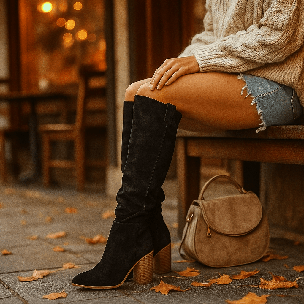 Loulou - Stylish Knee-High Stiefel - Chic Timeless Design