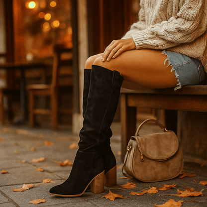 Loulou - Stylish Knee-High Stiefel - Chic Timeless Design