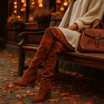 Loulou - Stylish Knee-High Stiefel - Chic Timeless Design