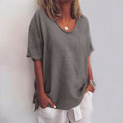Denise | Stylish Loose Bluse with Tummy Coverage