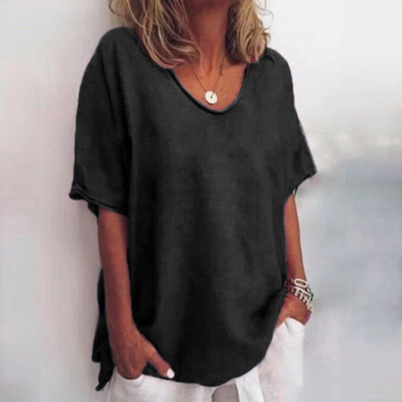 Denise | Stylish Loose Bluse with Tummy Coverage