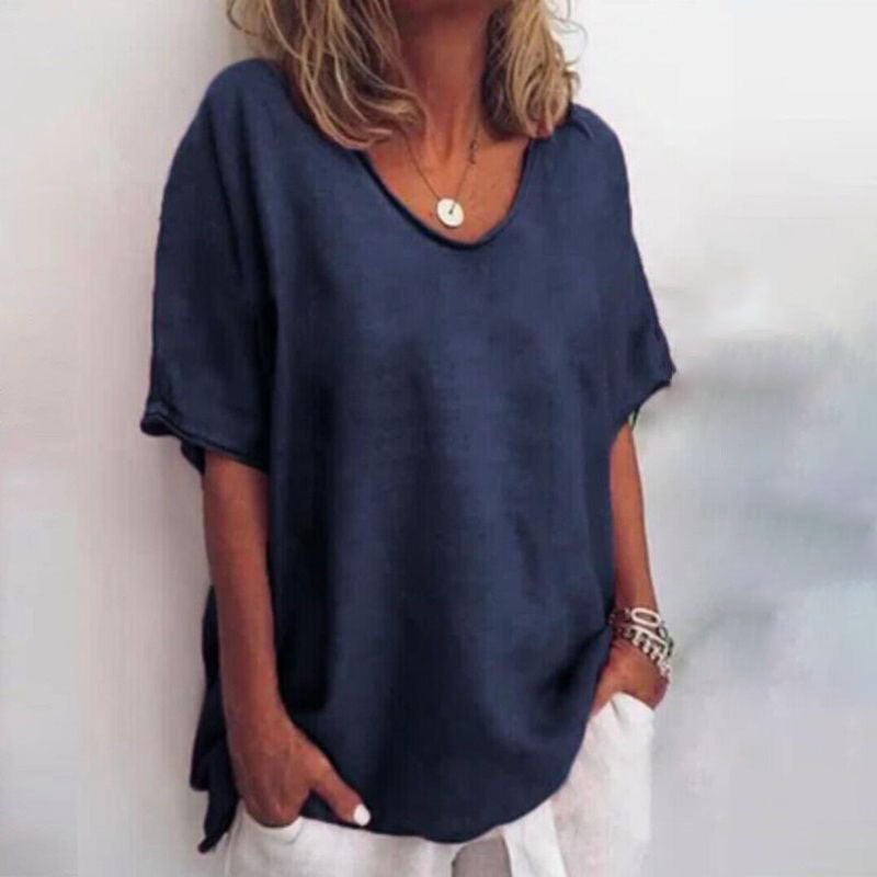 Denise | Stylish Loose Bluse with Tummy Coverage