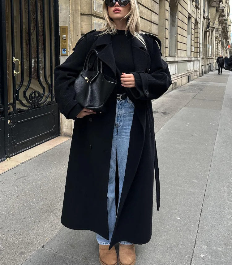 Cheri | Damen Double-Breasted Trench Mantel