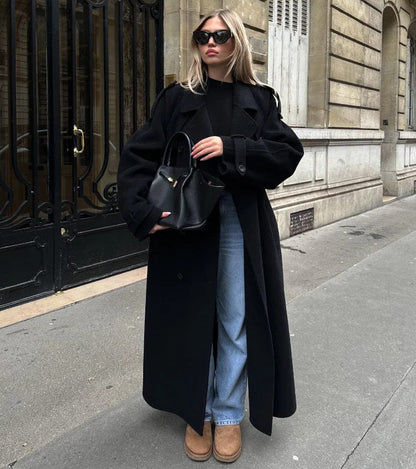 Cheri | Damen Double-Breasted Trench Mantel