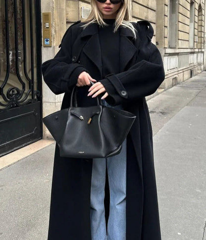 Cheri | Damen Double-Breasted Trench Mantel