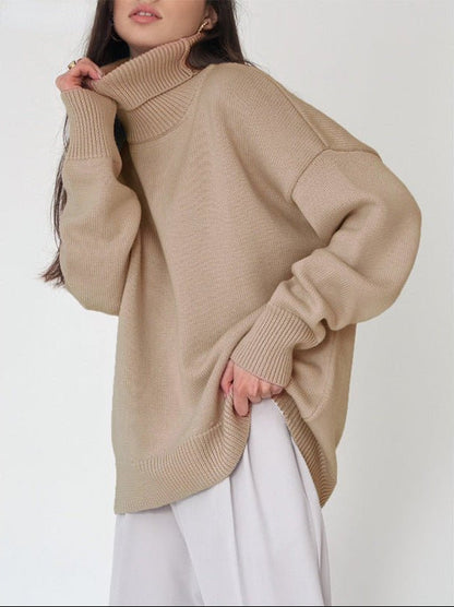 Marcia | Damen Oversized Roll Neck Jumper