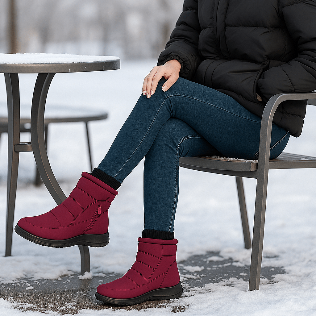 Padded Winter Ankle Stiefel - Warmth - Absolute Comfort