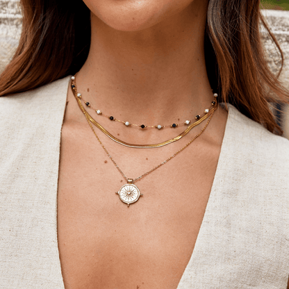 Sarya Snake Chain Gold Halskette