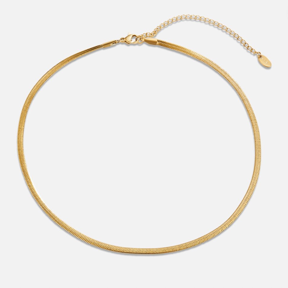 Sarya Snake Chain Gold Halskette