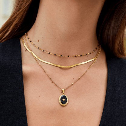 Sarya Snake Chain Gold Halskette