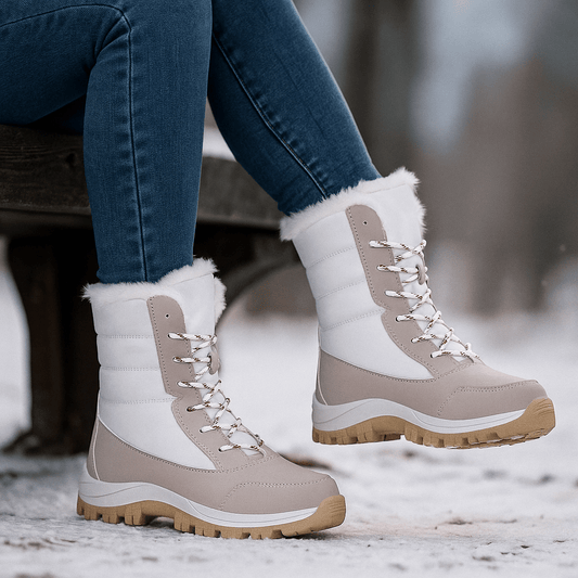 Fina Snow Stiefel - Platform Sole - Stylish Winter Comfort - Insulated