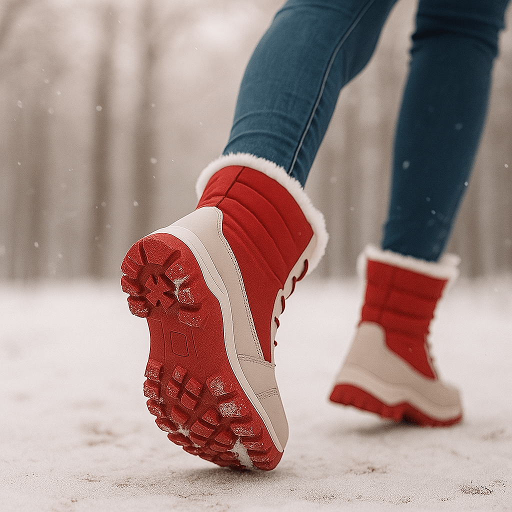 Fina Snow Stiefel - Platform Sole - Stylish Winter Comfort - Insulated