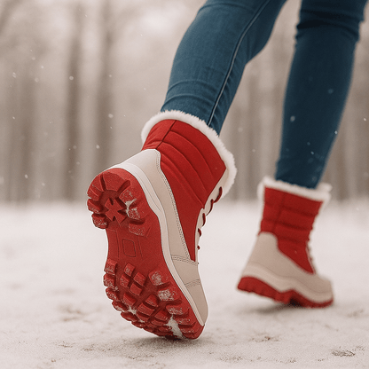 Fina Snow Stiefel - Platform Sole - Stylish Winter Comfort - Insulated