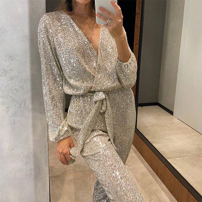 ELESTIA™ - Shimmer Charm Jumpsuit