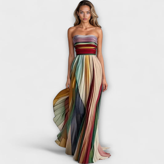 MARIGOLD™ – Bold & Flowing Strapless Kleid