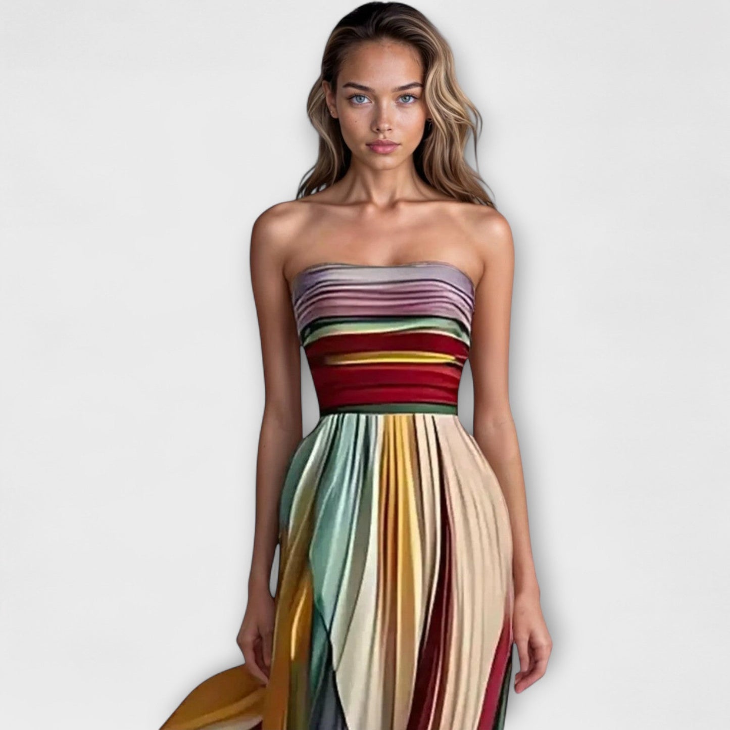 MARIGOLD™ – Bold & Flowing Strapless Kleid