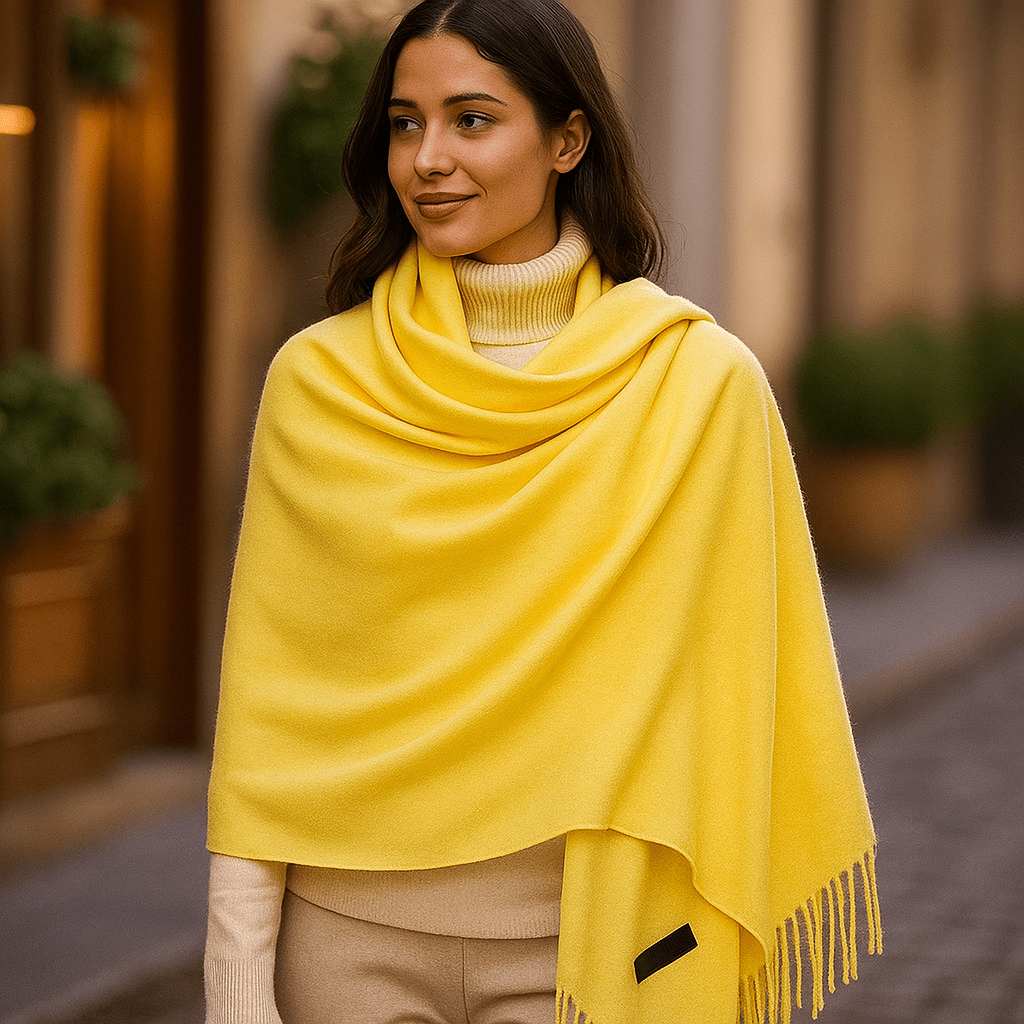 Damen Cashmere Scarf - Long - Soft - Elegant - Winter Wrap