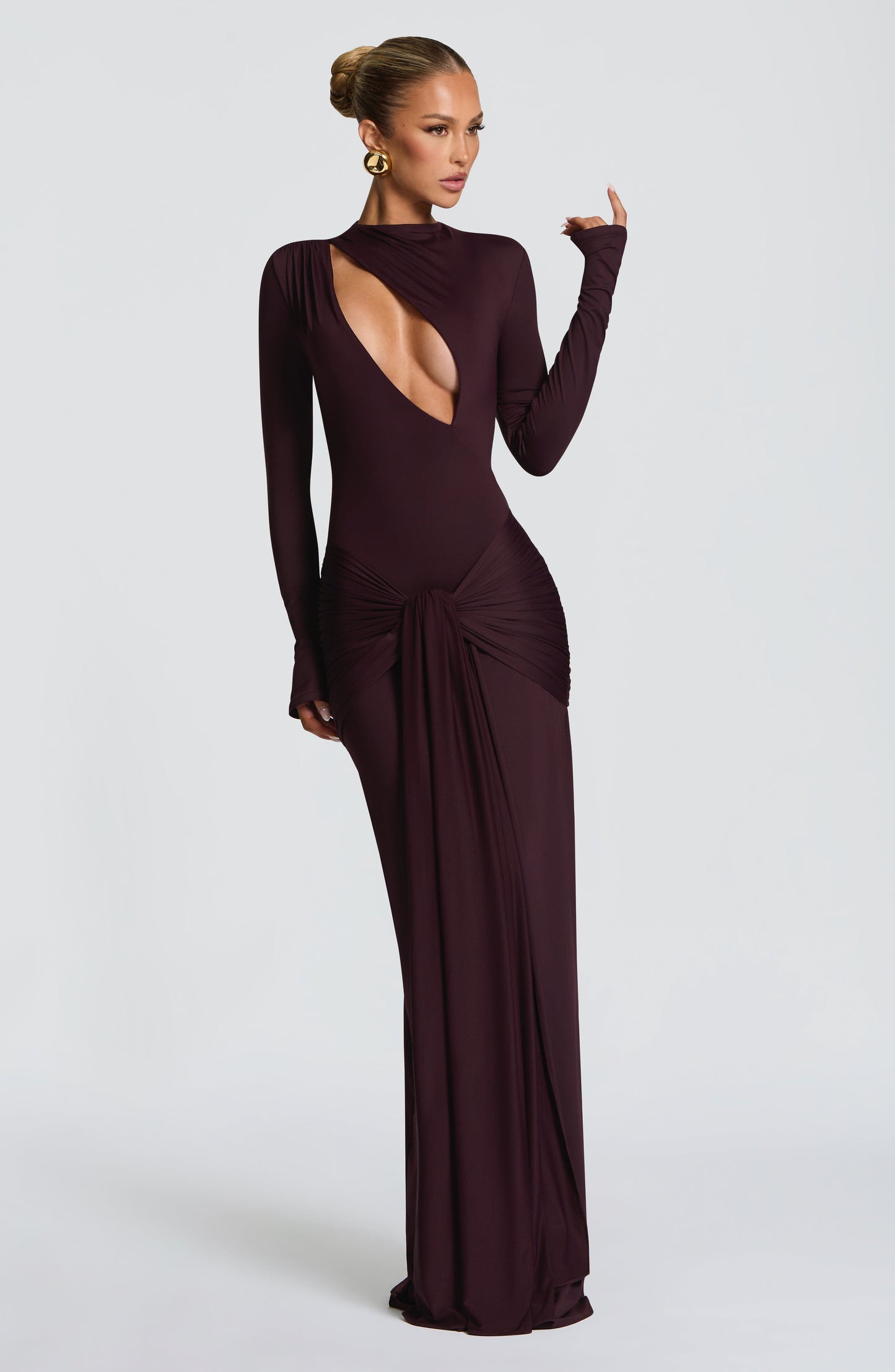 Tahnee | Plum Maxi Kleid