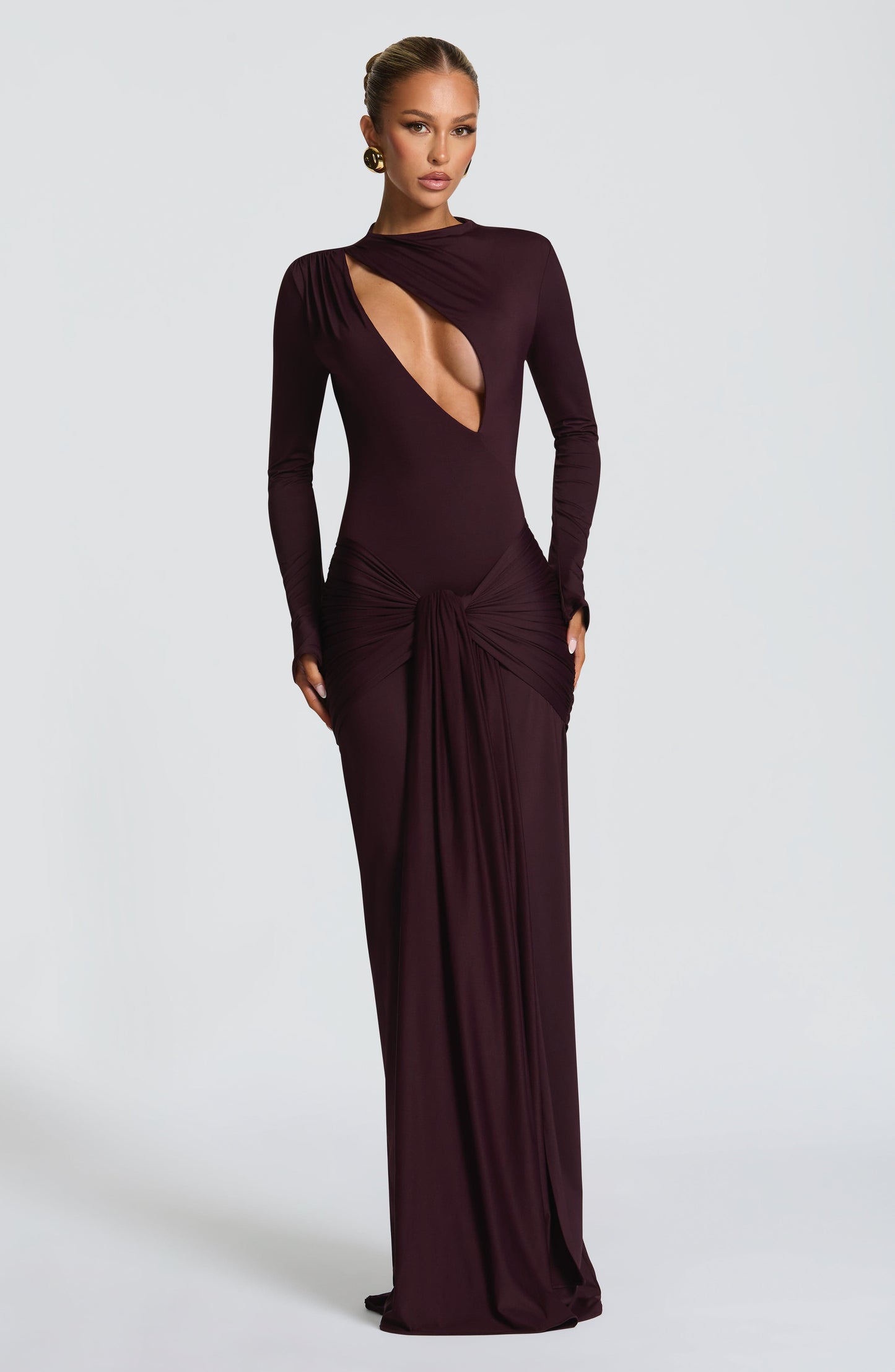 Tahnee | Plum Maxi Kleid