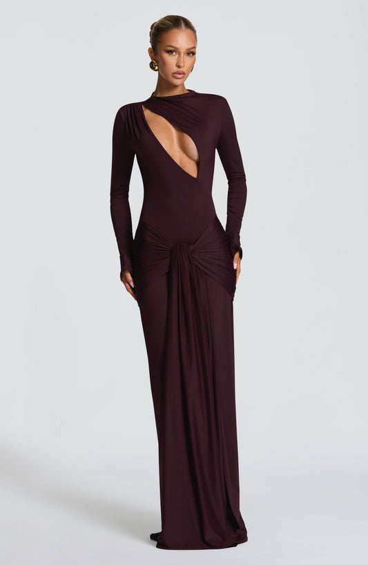 Tahnee | Plum Maxi Kleid