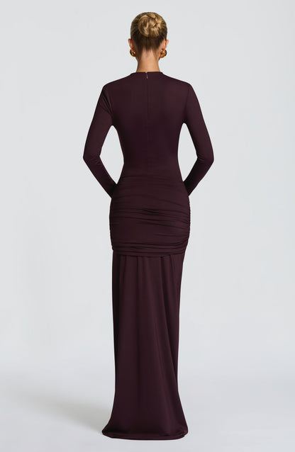 Tahnee | Plum Maxi Kleid