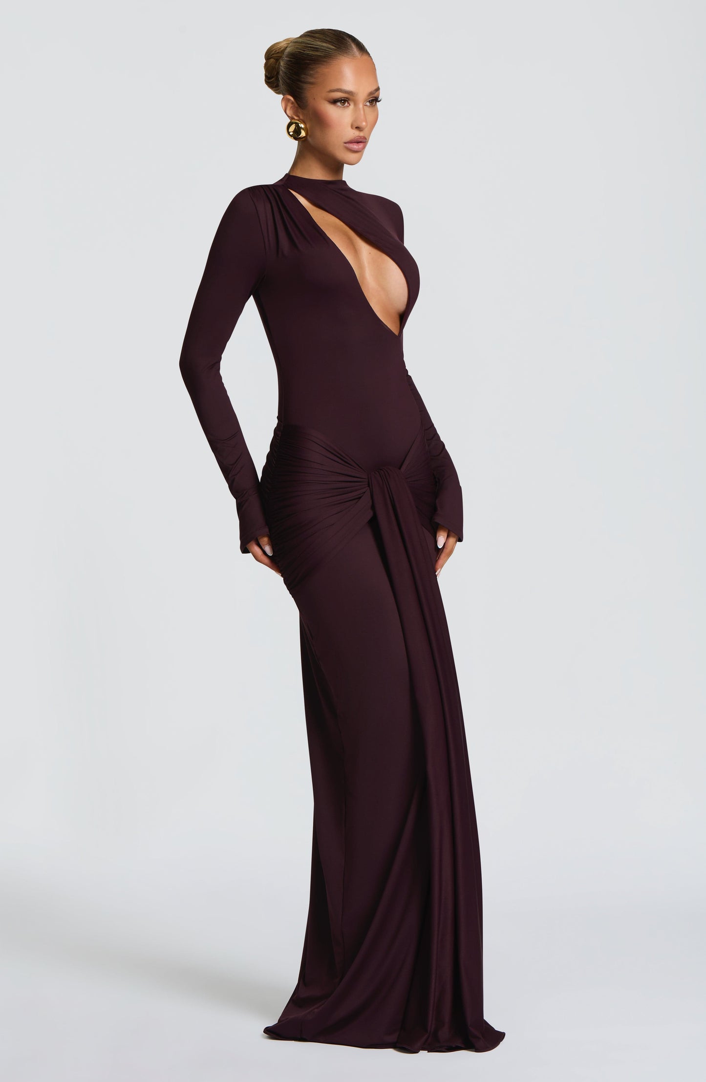 Tahnee | Plum Maxi Kleid